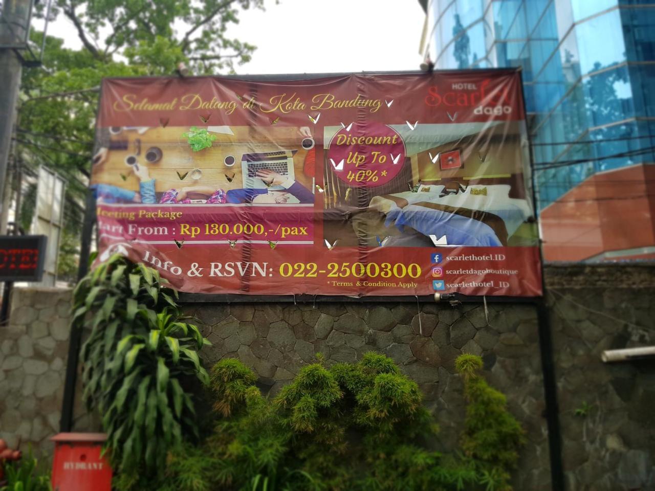 Scarlet Dago Hotel Bandung Kültér fotó